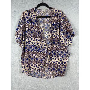 Olive Tree Women's Printed Kimono Size M